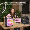 VICTRESS Portable Karaoke Machine for Adults 45W Coaxial Speaker with