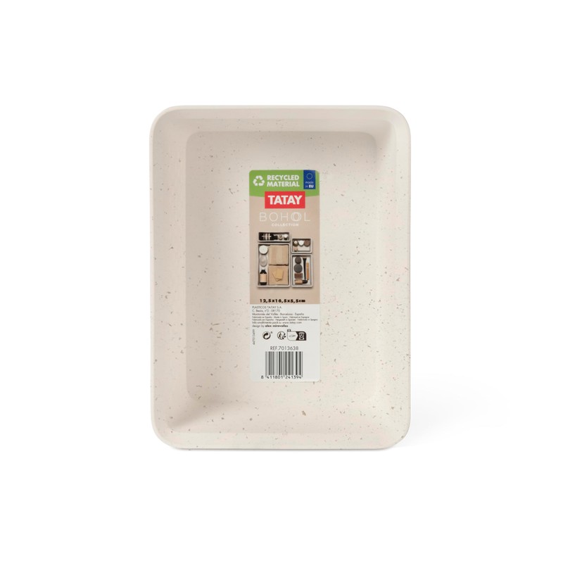 TATAY Drawer Organiser A6 Bohol Polypropylene BPA Free 100% Recycled