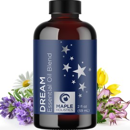 Sleep Essential Oil Blend for Diffuser - Dream Essential Oil for Diffusers Aromatherapy and Wellness with Ylang-Ylang Clary Sage Roman Chamomile and Lavender Essential Oil for Nighttime Support 2oz