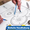 Geometry Set, Premium Compass Set, Geometry Set, Quick Adjustment Compass