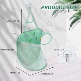 MultiValue Laundry Hamper, Foldable Cloth Hamper Small Mesh Laundry Hamper for Bedroom Dormitory Clothes Clutter (Green)