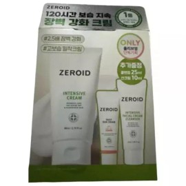 Zeroid 제로이드 인텐시브 크림 80ml 기획 +인텐시브 크림 10ml+앰플 7ml [본품 + 크림 10ml + 앰플 7ml] Zeroid Intensive Cream 80ml Set + Intensive Cream 10ml + Ampoule 7ml [Main Product + Cream 10ml + Ampoule 7ml]