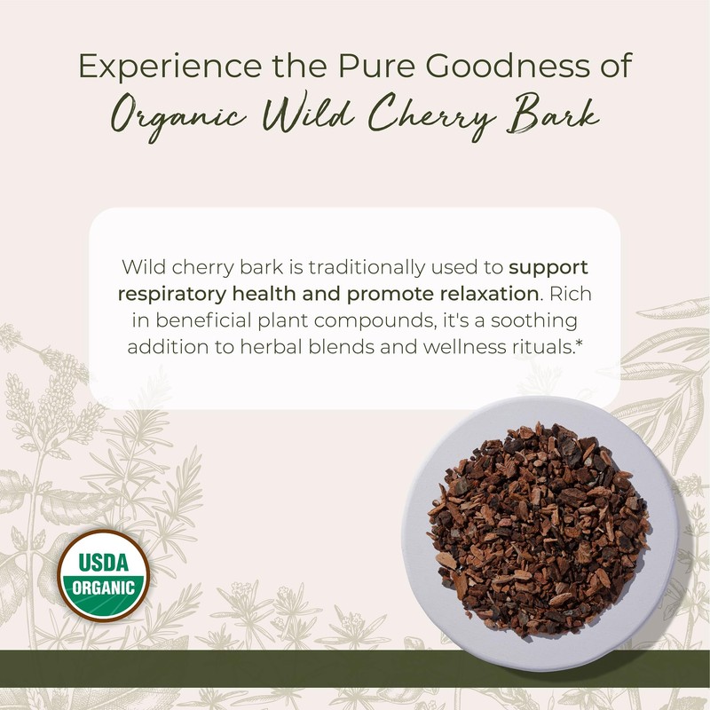 Starwest Botanicals Wild Cherry Bark Organic - Dried Loose Leaf