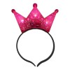 10 Corona Luz Princesa Tiara Luminosa Transparente Mayoreo Transparente