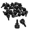 20 PCS Black PC Case Screws Cases Computer Case Thumb