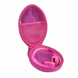 Hermitshell Hard Travel Case for LilGadgets Connect+ Pro Kids Headphones Wired (Pink)