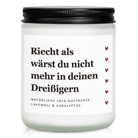 Greatabox 40th Birthday Women, Gift 40th Birthday Wife, Birthday Gift for Women 40, Scented Candles in Glass, Birthday Candles Gifts for Girlfriend, Mum, Sister, Daughter, Girlfriend