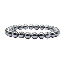 Terahertz Bracelet for Women Men's Gifts - Protection Healing Crystal Bracelet - 8mm Gemstone Beaded Stretchable Bracelet Pulseras Para Hombres Mujer Stocking Stuffers