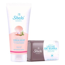 Crema Facial Concha Nacar + Jabón Leche De Burra, Aclarante