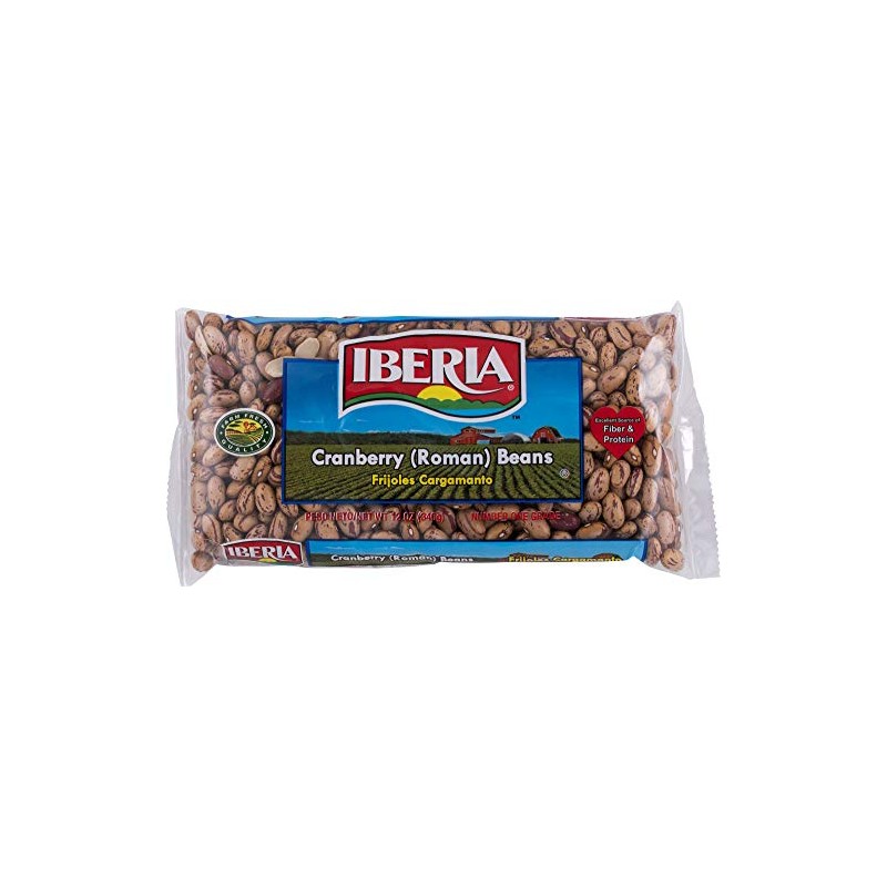 Iberia Roman Cranberry Beans, 12 Oz