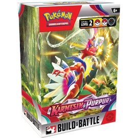 Pokémon-Sammelkartenspiel: Build & Battle Stadion Karmesin & Purpur (2 Decks, 11 Boosterpacks & mehr)