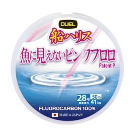 DUEL PINK FLORO Invisible to Fish Ship Harris Large 166.9 ft (50 m) No. 28