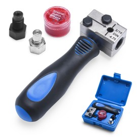 ZOBMIO Flaring Tool Brake Line, Universal Brake Line Flaring Tool Set, Flaring Device Brake Line with Tool Box, Flaring Device Removable Design, for Repair of Vehicle Brake Lines