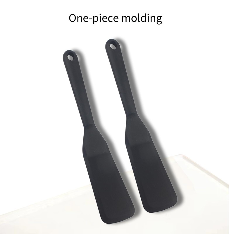 Silicone Spatula, Egg Omelette Crepe Brownie Thin Rubber Spatula Set