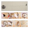 JHHSYU 2 Pcs Retractable Clothesline 304 Stainless Steel Durable with