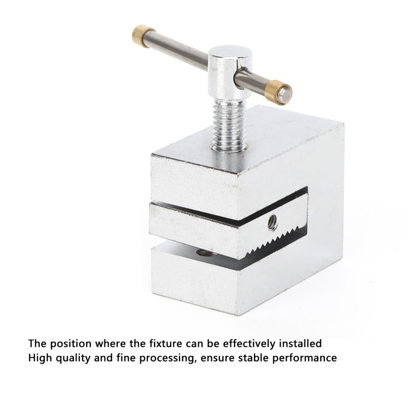Straight Single Tooth Clamp Stainless Steel Push Pull Force Fixture