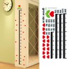 Toyvian 2 Sheets Baby Growth Height Chart, Cartoon Wall Stickers