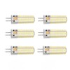 6Pcs GY6.35 LED Bulb 7W AC DC12V 700lm 72 LEDs
