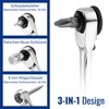 WORKPRO Mini-Ratschen-Set, 1/4" Umschaltknarre, 72-Zahn Ratschengriff, Ratschenschlüsselsatz, mit 20 Zubehörteilen,