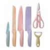 DAS Cuchillos De Cocina Chef Acero Inoxidable 6 Colores Pastel