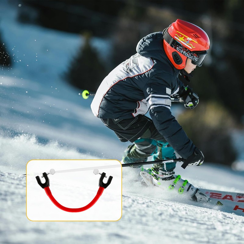 Rumyve Ski Tip Connectors,Ski Skill Adapters,Ski Tips Connectors Elastic Clip