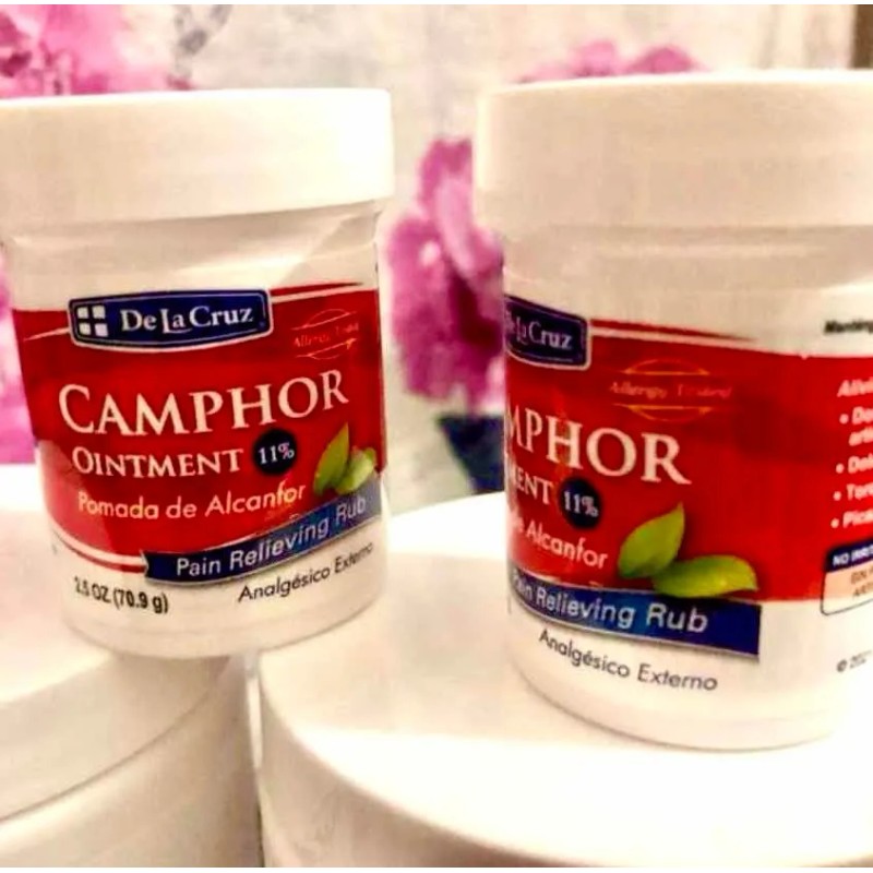 De La Cruz Ungüento Pomada De Alcanfor Para Aliviar El