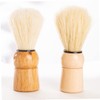 TOVINANNA 2 Pack Shave Brush Men's Haircare Wood Handle Beard