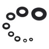 Fudeshe 550Pcs Flat Washers Assortment Kit,Black Durable M2 M2.5 M3