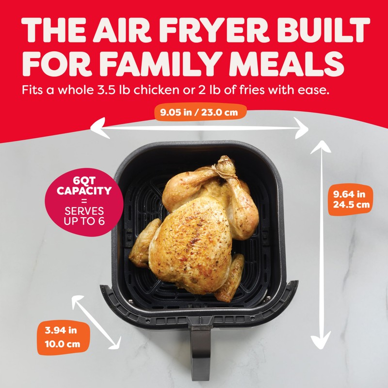 Instant Pot Vortex 6QT XL Air Fryer, 4-in-1 Functions that
