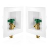 1-PACK GUOFIS Icemaker Outlet Box with 1/2" MIP Sweat Inlet