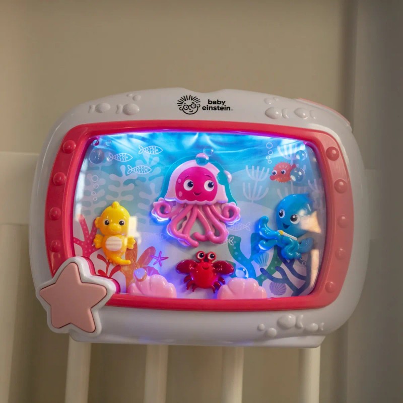 Baby Einstein Seadreams Juguete Musical Para Cuna Rosa