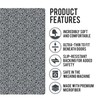 Stair Treads Ultra-Thin with Non Slip Rubber Backing 9”x26”, Gray