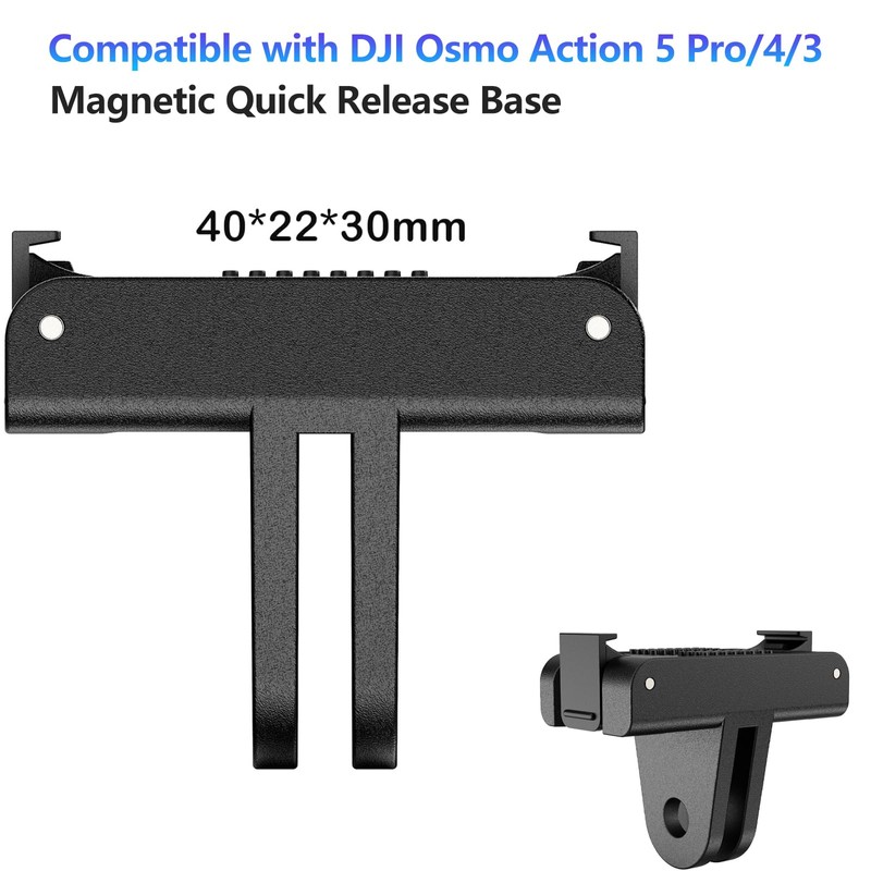 UnisonPet 2PCS Magnetic Action Quick Release Adapter Mount for DJI