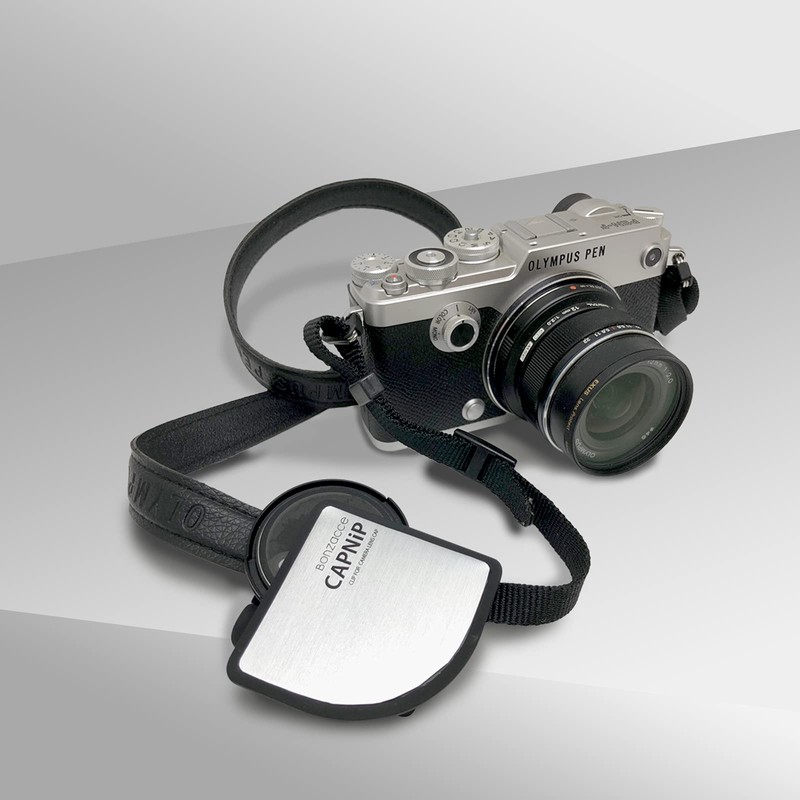 BONZACCE CAPNiP Capnip Camera Lens Cap Clip (Silver)
