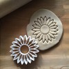 Sweet Prints Inc Sunflower Cookie Cutter - Dishwasher Safe (3")