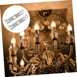 Operitacx 10 Sätze Bretthalterung Lampe Decke Hängend Montiert Wandleuchte Halterung Beschläge Für Leichte Halterungen Zubehör Für Beleuchtungshalterungen Halterung Silber Eisen