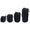 SGSCFG 4-Piece Camera Lens Storage Bag, Portable Protective Bag, Shock