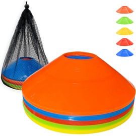 LSTORENICE 30 Pcs Soccer Cones for Sports Training for Indoor Outdoor for Football Training Soccer Cones Discs Agility Soccer Cones for Sports Training Football Soccer Basketball