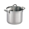 Tramontina Covered Stock Pot Stainless Steel 12qt, 80104/122DS
