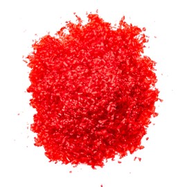 EDIBLE GLITTER RED: Shimmer/Sparkle/Flakes for Cakes and Cupcakes Decorating/Sprinkles/Shapes/Kosher/Topper and Accent for Desserts
