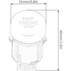 Akozon Engine Start Stop Button, Round Car Engine Start Stop