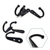 MaoNativey 10 Pieces Coat Hooks, Single Prong Robe Hooks with