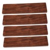 Hohopeti 4pcs Unfinished Walnut Wood Planks for Carving and DIY