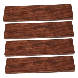 Hohopeti 4pcs Unfinished Walnut Wood Planks for Carving and DIY Projects Hardwood Blocks for Whittling Engraving and Crafting
