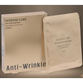 Intensive Care Mask Pack Intense Care 24K Gold Snail Mask 10 Sheets BT