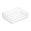 Staples Side Load Stackable Plastic Letter Tray, Clear, 1/Pack (TR62288)
