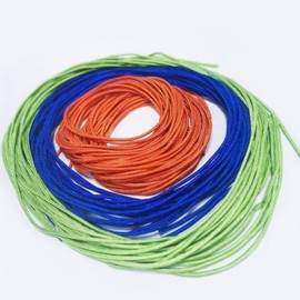 YOSTAR Diabolo Cord Pack 12, 60 Inch (1.5 m) Professional Diabolo Cords, Made of High-Quality Nylon, Suitable for Any Diabolo, Includes 3 Colours Blue, Green, Orange