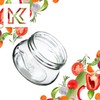 KADAX Small Preserving Jars, 300 ml, Miniature Jars for Honey