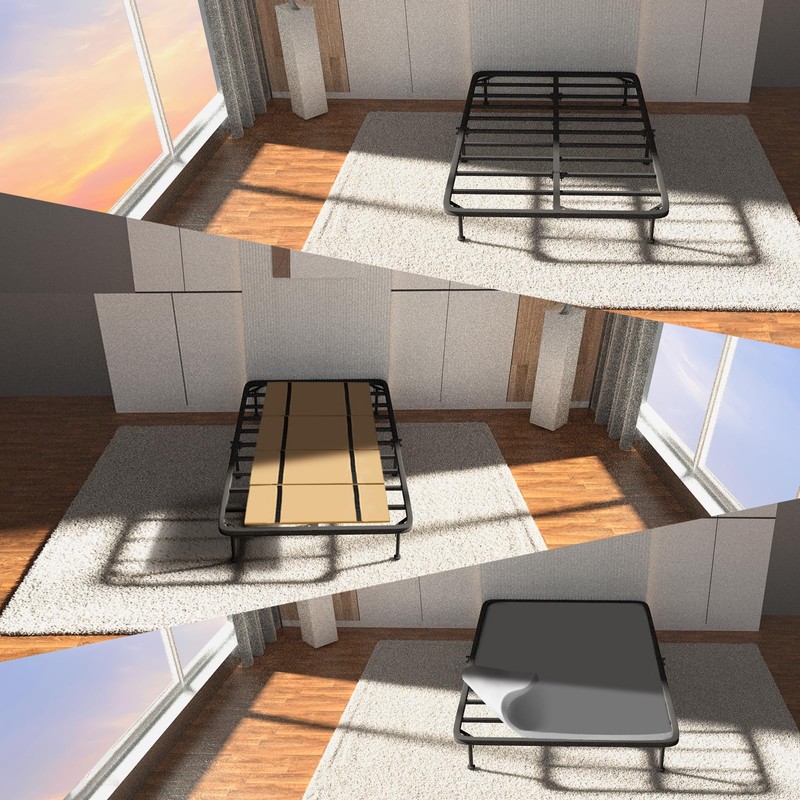 Imperius Foldable Box Spring, (53'' x 74'' Full Size) Bed