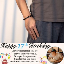 ORISPRE Cool Birthday Gifts for 17 Year Old Boy Gift Ideas, Happy 17th Birthday Decorations for Son Grandson Teen Boys Gift Ideas